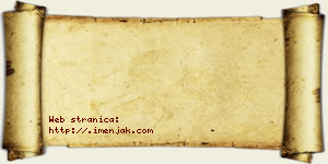 Damjan Bzenić vizit kartica